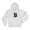 Brotherhood B Logo Unisex Hoodie White
