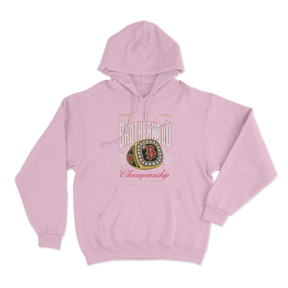 Brotherhood Championship Unisex Hoodie Pink Brotherhood Championship Unisex Hoodie Pink