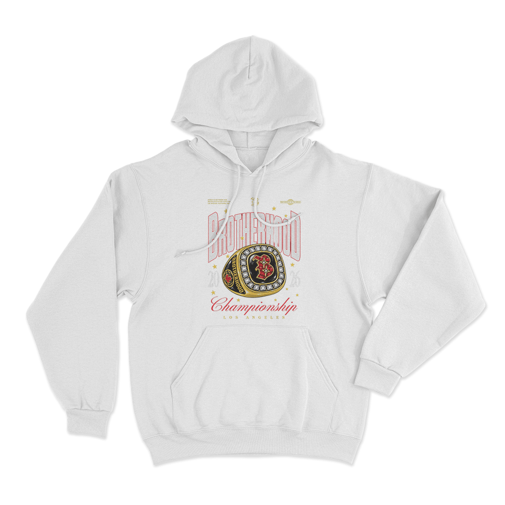 Brotherhood Championship Unisex Hoodie White Brotherhood Championship Unisex Hoodie White