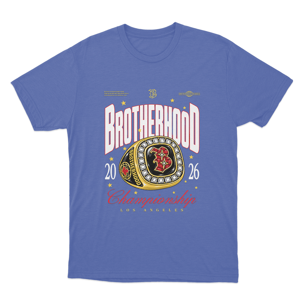 Brotherhood Championship Unisex T Shirt Blue Brotherhood Championship Unisex T Shirt Blue