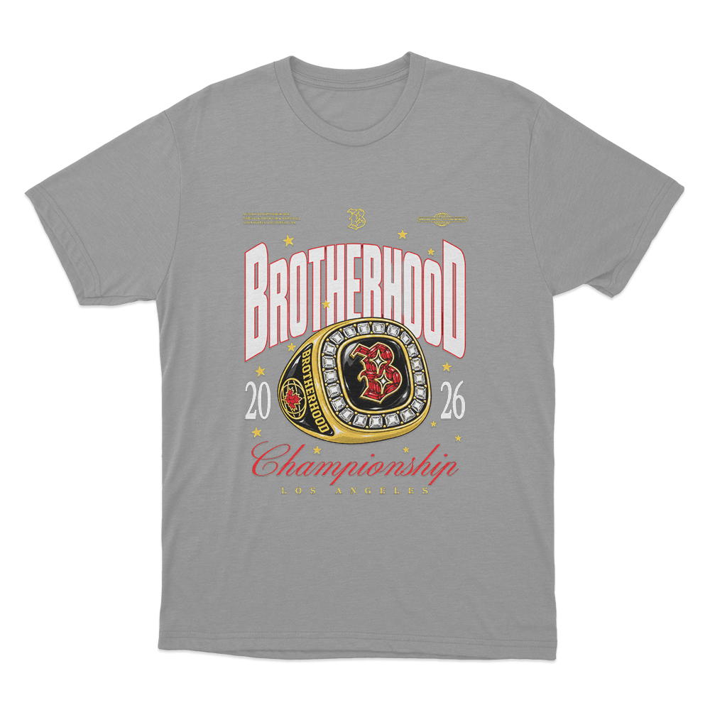 Brotherhood Championship Unisex T Shirt Grey Brotherhood Championship Unisex T Shirt Grey