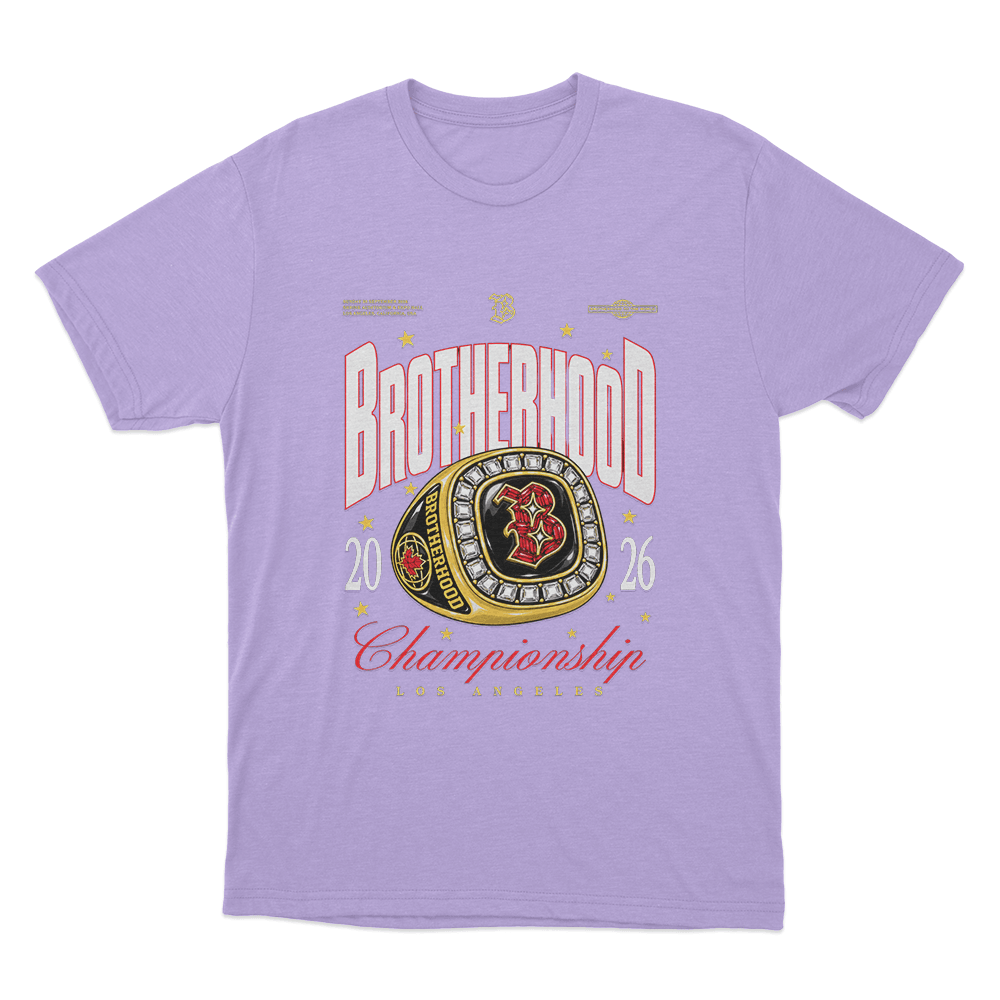 Brotherhood Championship Unisex T Shirt Purple Brotherhood Championship Unisex T Shirt Purple