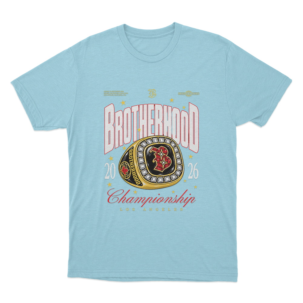 Brotherhood Championship Unisex T Shirt Sky Blue Brotherhood Championship Unisex T Shirt Sky Blue