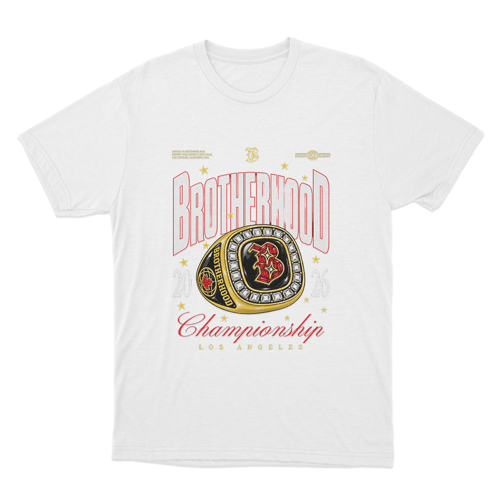 Brotherhood Championship Unisex T Shirt White Brotherhood Championship Unisex T Shirt White