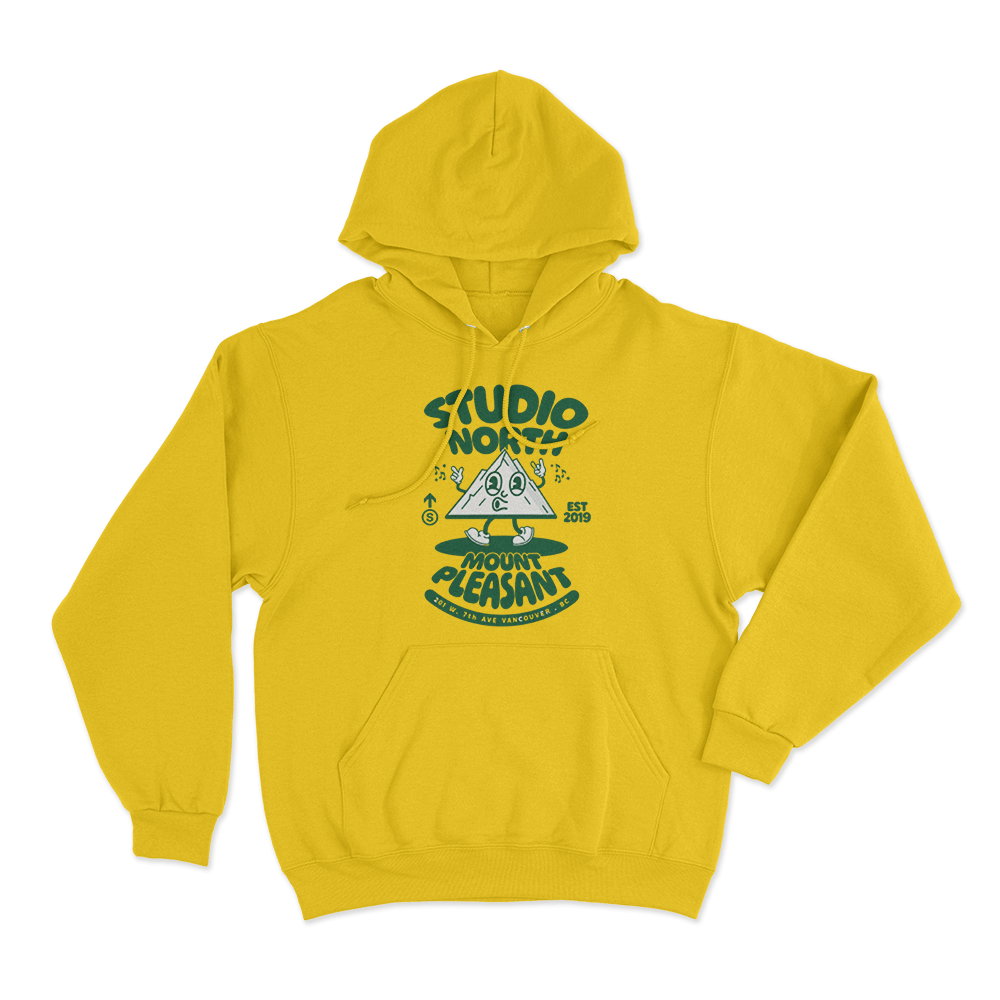 Mount Pleasant Unisex Hoodie Yellow Mount Pleasant Unisex Hoodie Yellow